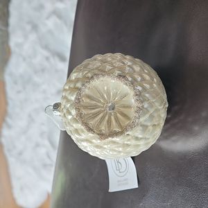 Ballard Designs Gorgeous Silver/Champagne NWT Ornament